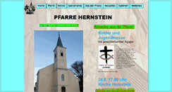 Desktop Screenshot of pfarre-hernstein.at